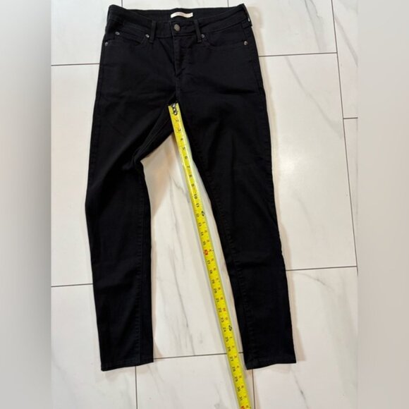 Levi's 711 skinny jeans Stretch size 30 black - never worn! - Picture 5 of 8